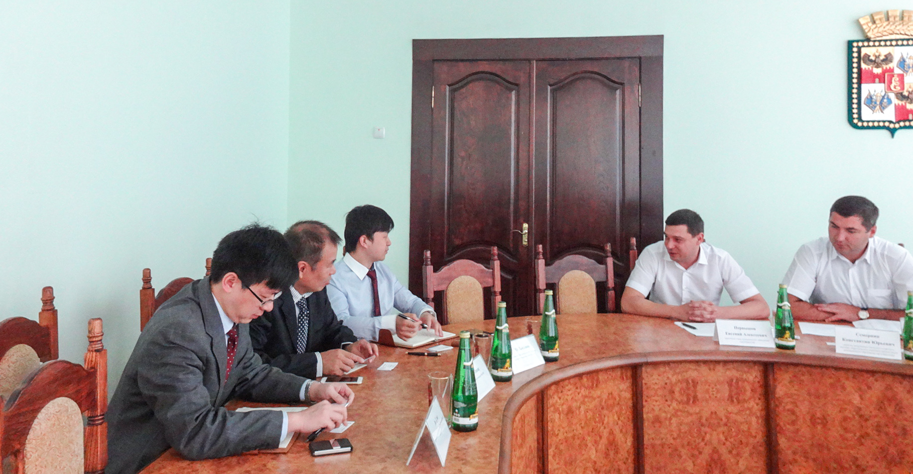 Рабочая встреча китайской делегации во главе с вице-президентом компании WISDRI